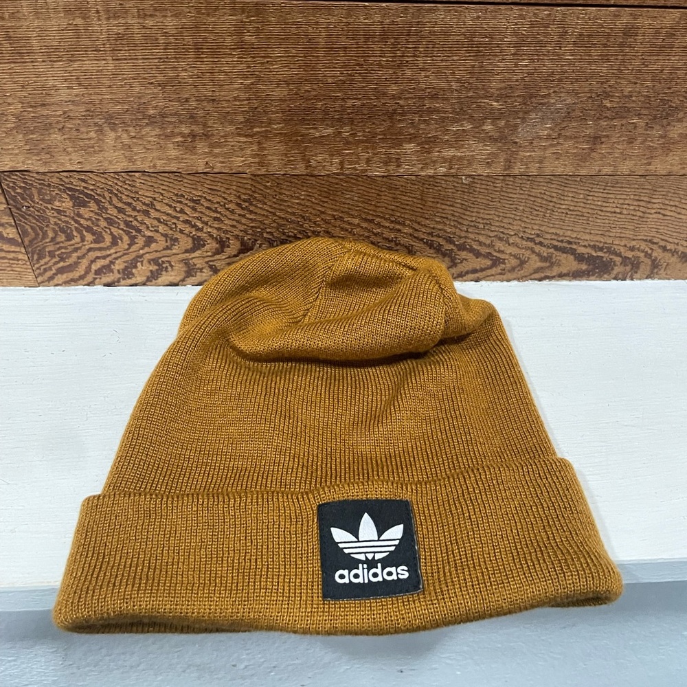 Adidas Mustard Beanie